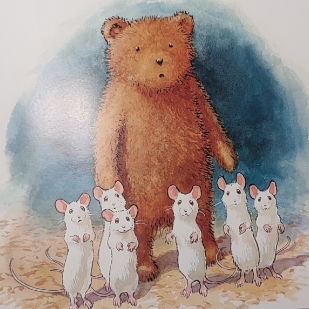 邋遢熊和六只白鼠