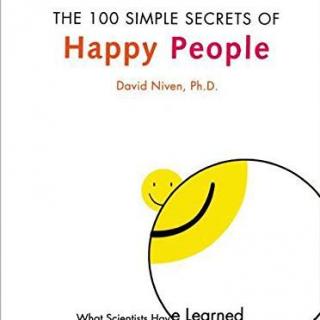 【读原版】The 100 Secrets of Happy People 27