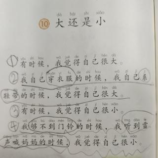 课文《大还是小》