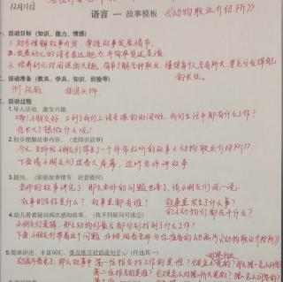 故事《動物職業(yè)介紹所》