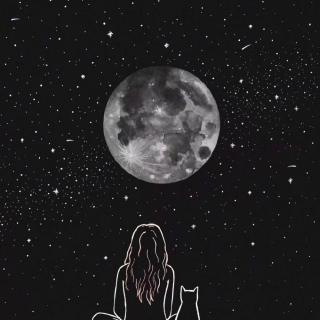 有时候在乎的太多对自己也是种折磨 - 月亮和我陪着你