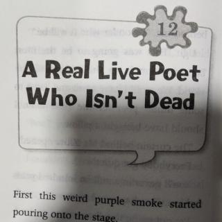A Real Live Poet Who Isn't Dead