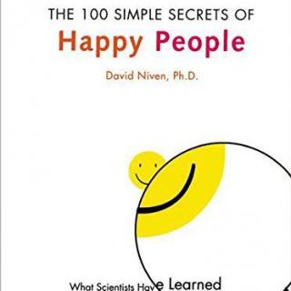 【读原版】The 100 Secrets of Happy People 28