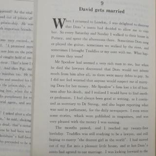 David Copperfield 9-1 David gets married