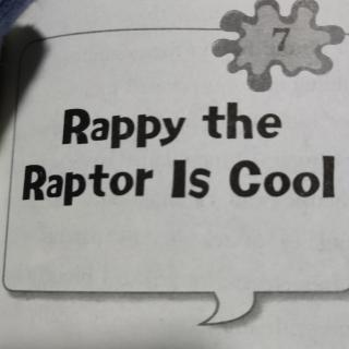 Rappy the raptor is cool