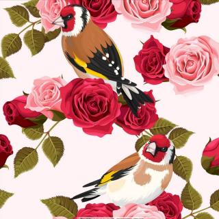 啄木鸟和玫瑰花