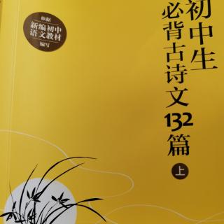 初中生必背古诗文132篇  七下