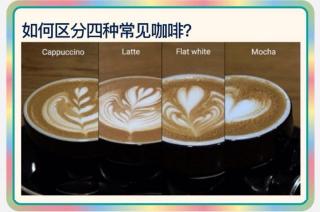 Four kinds of Coffee drinks☕️