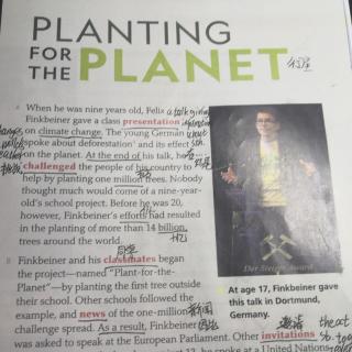 Planting for the Planet
