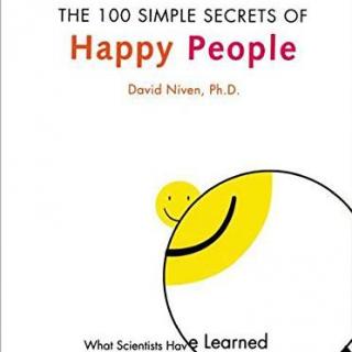 【读原版】The 100 Secrets of Happy People 29