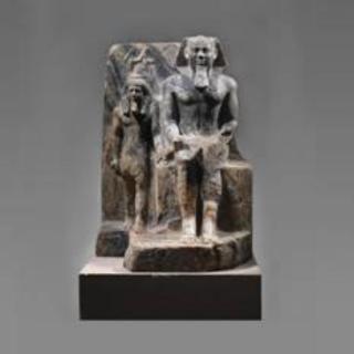 萨胡拉国王和诺姆神-大都会艺术博物馆