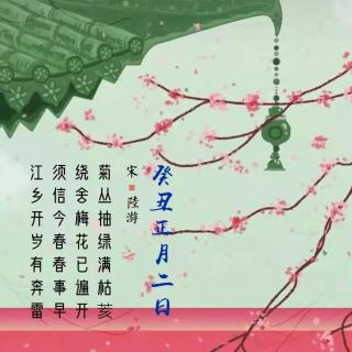 217.癸丑正月二日 陆游