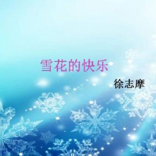 《雪花的快乐》徐志摩