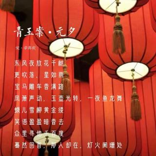 230.青玉案·元夕 辛弃疾