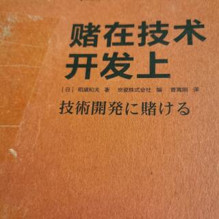 《赌在技术开发》299～305