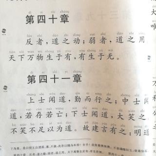 《道德经》第四十章