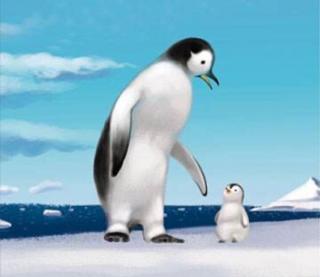 小企鹅和爸爸🐧