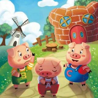 双语小故事1—《三只小猪》