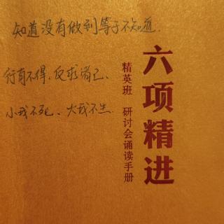 《六项精进》《大学》