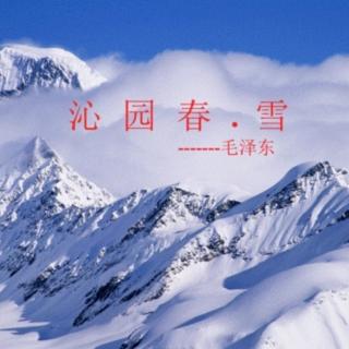 沁园春雪·近代·毛泽东