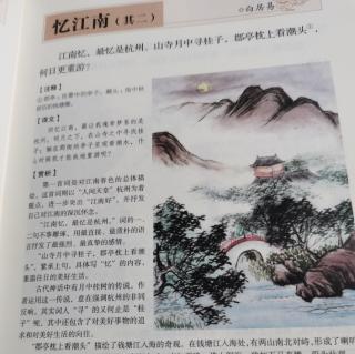 忆江南    其二   白居易