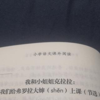 我和小姐姐克拉拉：我们给弗罗拉大婶上课（节选）