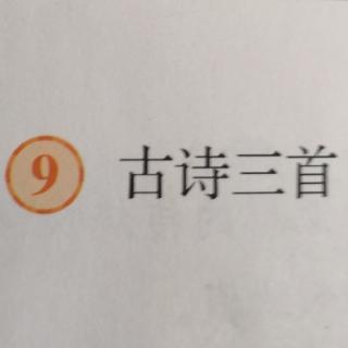 9.古诗三首