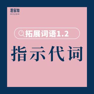 5. 拓展词语1.2（指示代词 ）pg11