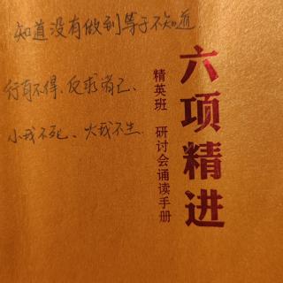 《六项精进》《大学》