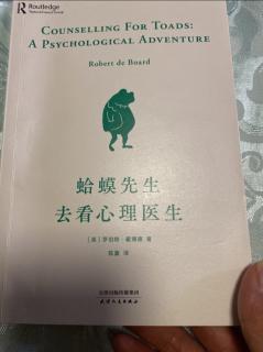 《蛤蟆先生看心里医生》.探索童年