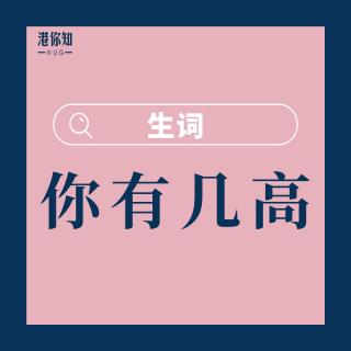 19.你有幾高-生詞