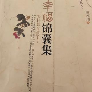 幸福锦囊如何帮孩子定志向13