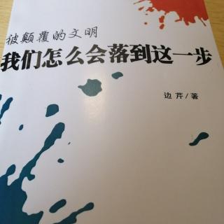 《我们怎么会落到这一步》之第二部第五篇