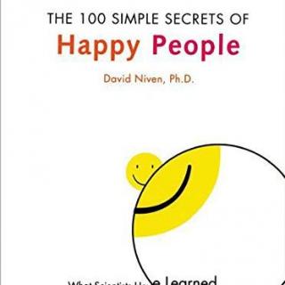 【读原版】The 100 Secrets of Happy People 32