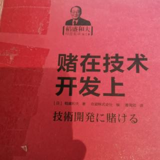 《赌在技术开发上》195～202