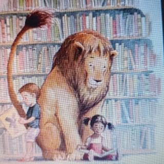 幼专附属幼儿园小二班——图书馆狮子