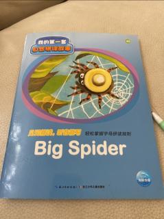 【乐乐读英文绘本】我的第一套自然拼读故事40:Big spider