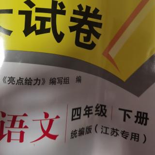 四年级《亮点四单元B卷》