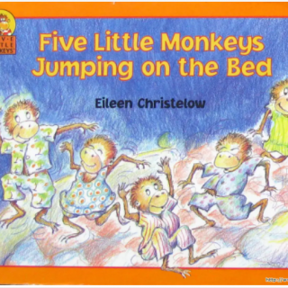 five little monkeys jummping on the bed