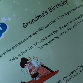 Grandma's birthday