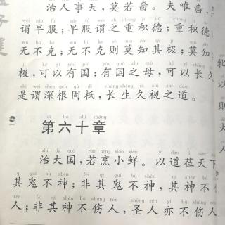 《道德经》第六十章