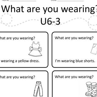 U6-3 what are you wearing?