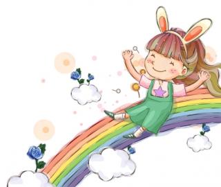 小兔子和彩虹🌈（自编）