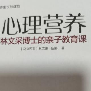 《心理营养》上篇 1.五大心理营养喂出健康孩子（下）