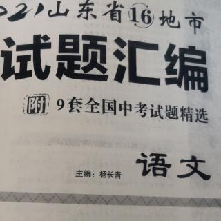 《中考试卷》43《谁敢动我的白杨树》