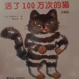 绘本故事《活了100万次的猫》