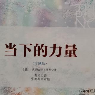 《当下的力量》5.3美好源自于你临在的定静之中