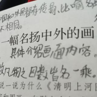 张艺聍课外阅读打卡《一幅名扬中外的画》