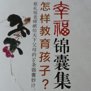 怎样教育孩子？—幸福锦囊集