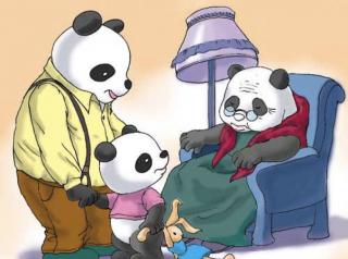 绘本故事《有礼貌的熊猫宝宝》